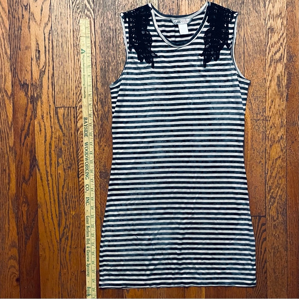 Britney Spears for Candies striped tunic, size S